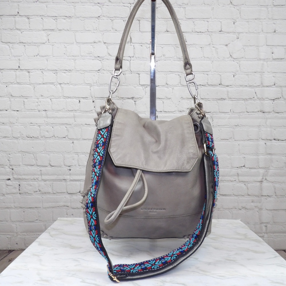 Liebeskind Berlin Gray leather multi wear bag